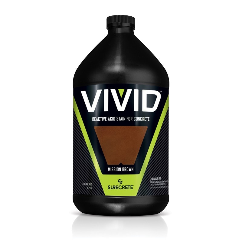 Vivid Acid Stain Packaging Re-Brand | SureCrete Design of the Fenix Group