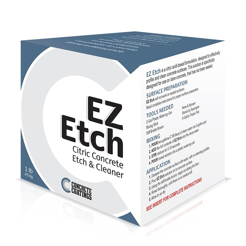EZ Etch Box Label | Concrete Coatings of the Fenix Group